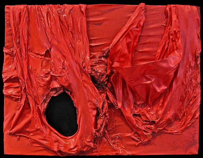 Alberto Burri: Rosso plastica