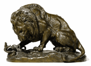 Antoine-Louis Barye: il leone e il serpente