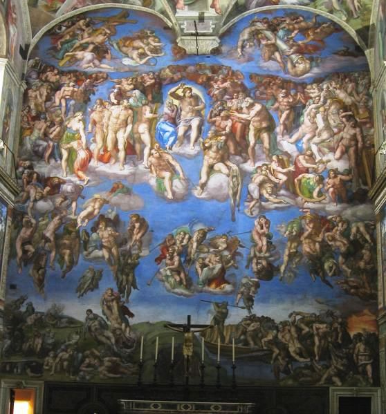 Michelangelo: Il Giudizio universale, Cappella Sistina