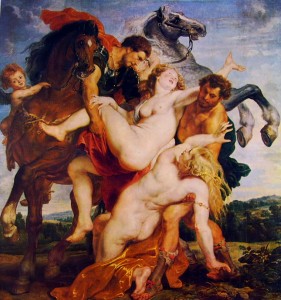 Rubens: Il ratto delle figlie di Leucippo