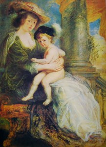 Rubens: Helene Fourment col figlio