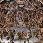 Michelangelo: Giudizio Universale prima del restauro, Cappella Sistina