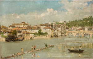 Angelo Dall'Oca Bianca: Pescatori di sabbia, o Verona, Fondazione Cariplo, 