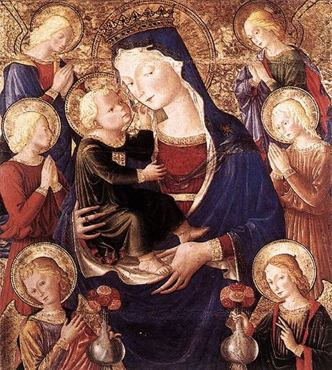 Madonna col Bambino e angeli