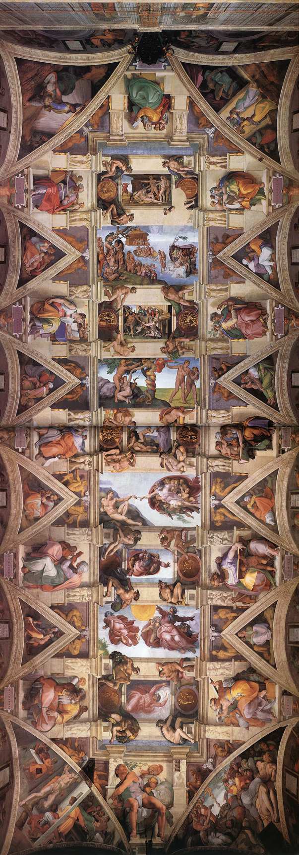 Al momento stai visualizzando Michelangelo nella volta della Cappella Sistina