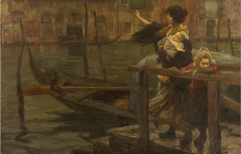 Alessandro Milesi: La traversata o La partenza del marinaio, 1901 (Fondazione Cariplo)