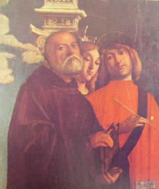 Tre santi: Giovanni Buonconsiglio, 1497 Gallerie dell'Accademia Venezia.