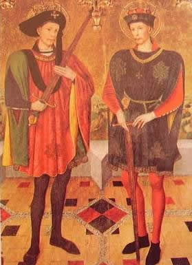 Retablo dei santi Adone e sonen: Jaime Huguet, 1459, Tarrasa Museo di S. Maria