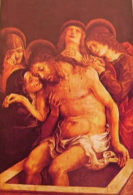 Cristo in pietà: Liberale da Verona 1490 onaco staatsgemaldesammlungen