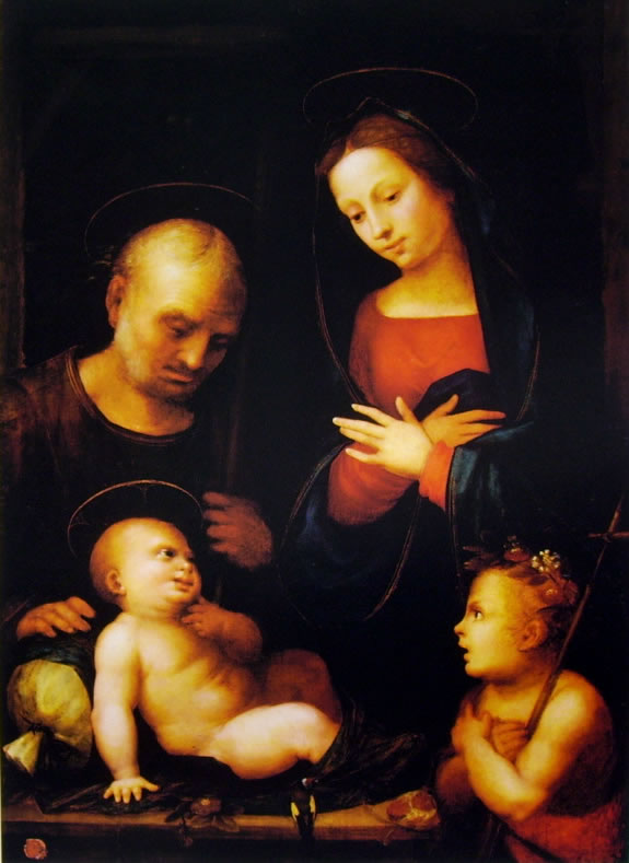 Mariotto Albertinelli: Sacra Famiglia ( Collezione Stanley Moss)
