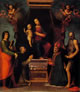 Madonna in trono col Bambino tra i santi Giuliano, Domenico, Nicola e Girolamo