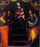 Madonna col Bambino, i santi Paolo, Michele, Apollonia, Pietro e il donatore