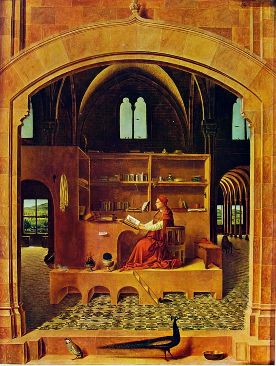 Antonello da Messina: San Gerolamo nello studio (Londra)