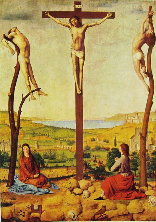 Antonello da Messina: La Crocifissione (Anversa)