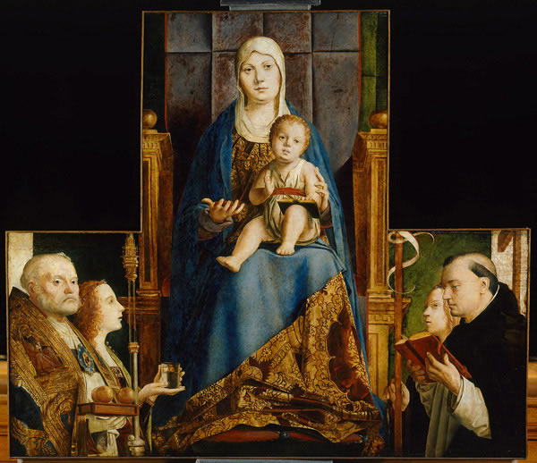 Antonello da Messina: Pala di San Cassiano (Madonna col Bambino in trono)