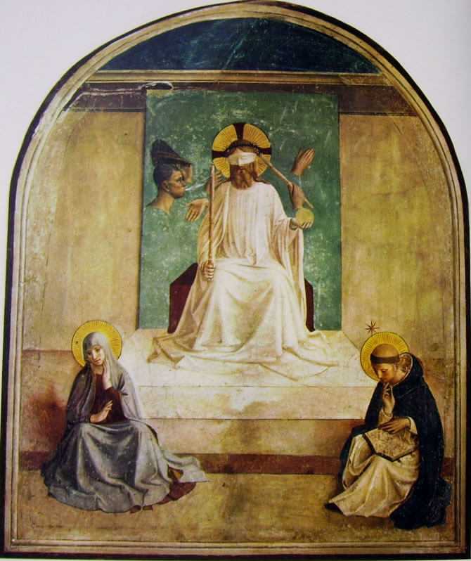 Beato Angelico: Affreschi di San Marco - Cristo deriso