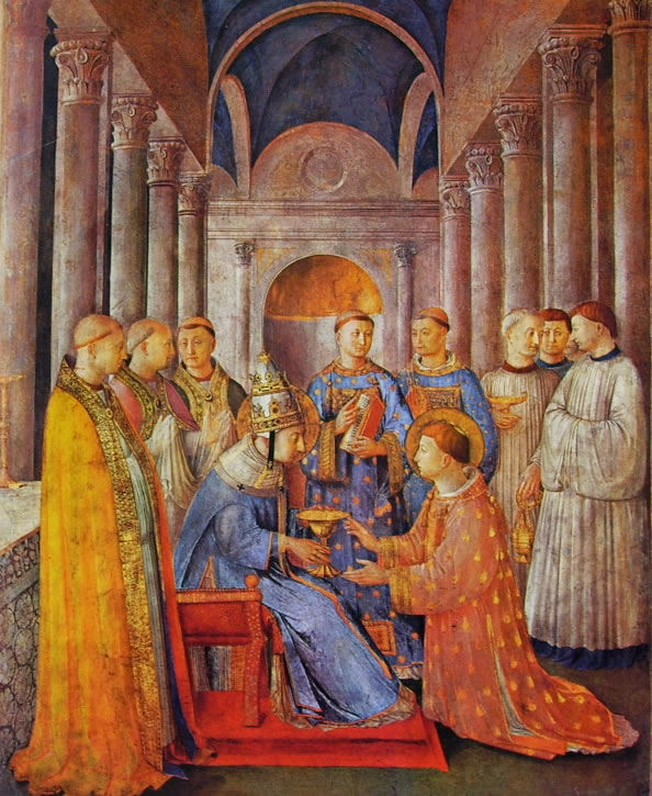 Risultati immagini per affresco beato angelico e benozzo gozzoli in vaticano