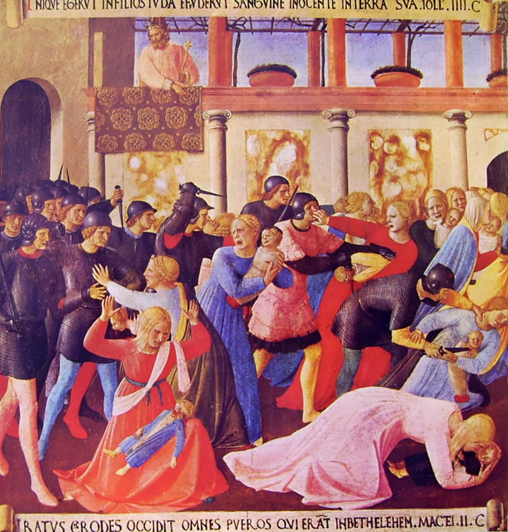 Beato Angelico: Armadio degli argenti - La strage degli innocenti