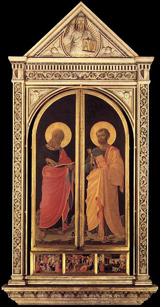 Beato Angelico: Tabernacolo dei Linaioli chiuso