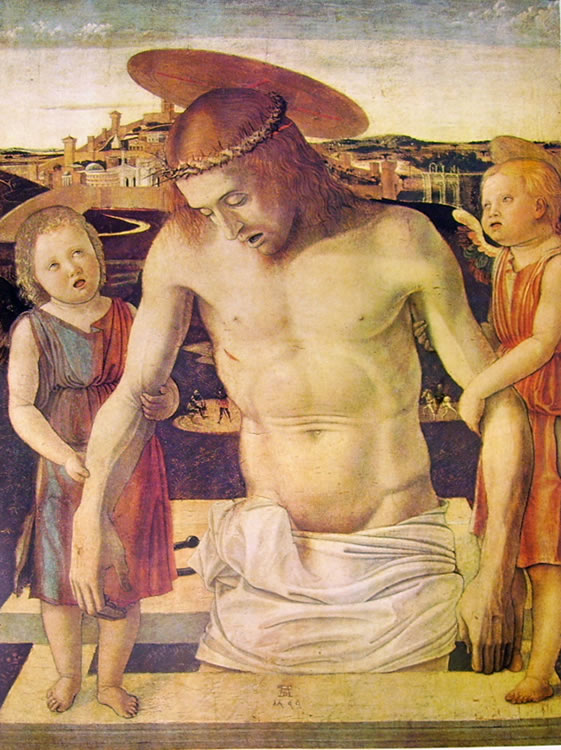 Giovanni Bellini: Cristo morto sorretto da due angeli