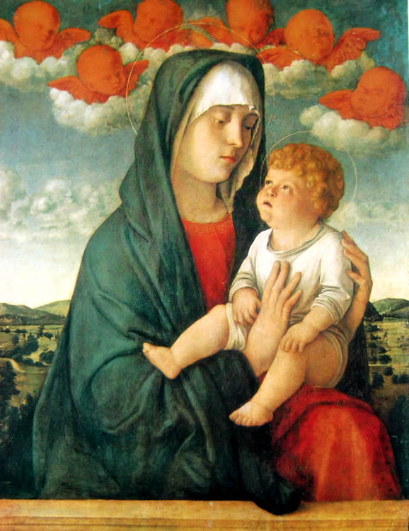 Giovanni Bellini: Madonna dei cherubini rossi