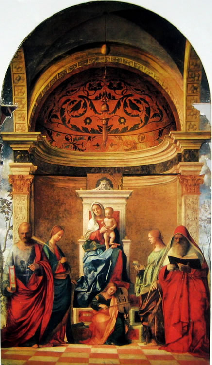 Giovanni Bellini: Pala di San Zaccaria - Sacra conversazione