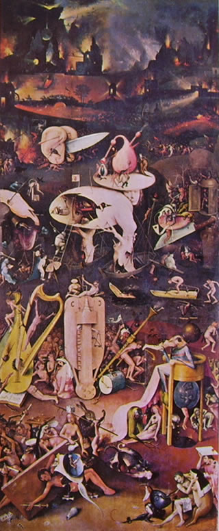 Hieronymus Bosch: Trittico delle delizie - L'inferno musicale