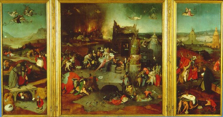 Hieronymus Bosch: Il trittico delle tentazioni