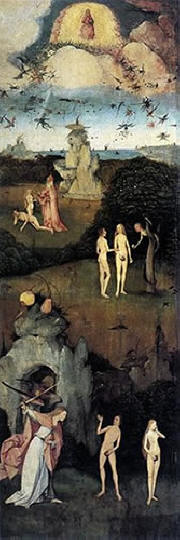 Trittico del fieno - Il peccato originale di Hieronymus Bosch