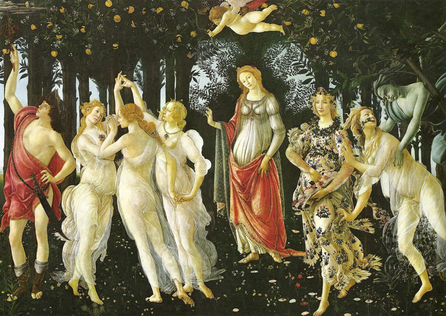 Botticelli: La Primavera (Uffizi)