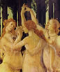 Particolare della Primavera del botticelli