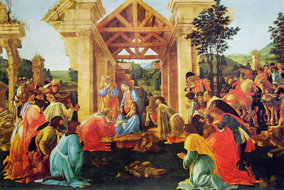 Il Botticelli: Adorazione dei magi (National Gallery)