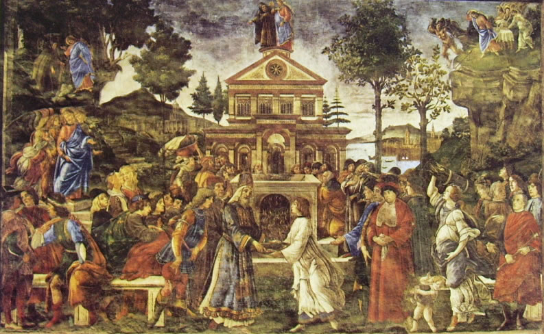 Sandro Botticelli: Prove di Cristo nella cappella Sistina