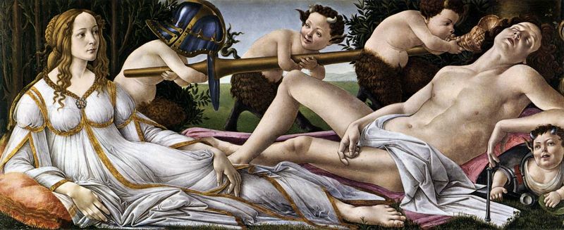 Il Botticelli: Venere e Marte (Londra)