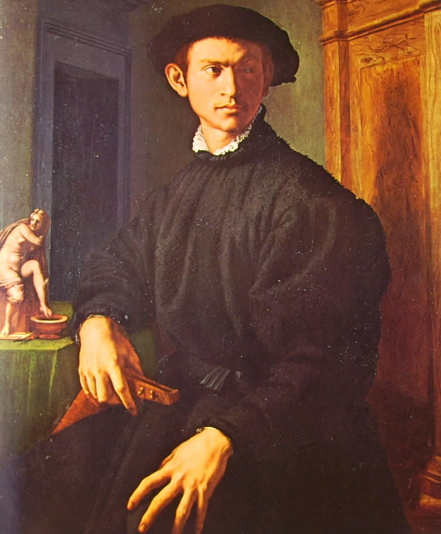 Il Bronzino: Ritratto di giovane con liuto