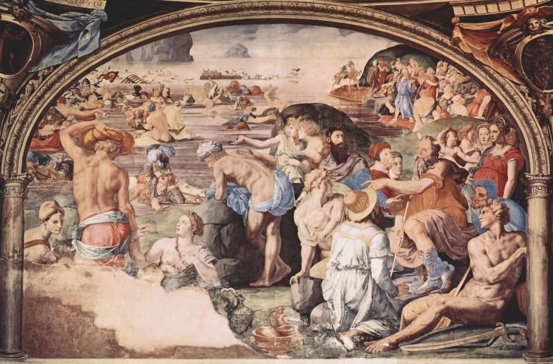 Bronzino: Il Passaggio del Mar Rosso (Palazzo vecchio) - La Cappella di Eleonora da Toledo, Firenze