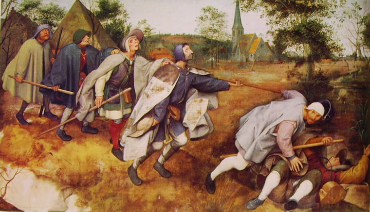 Pieter Bruegel: La parabola dei ciechi