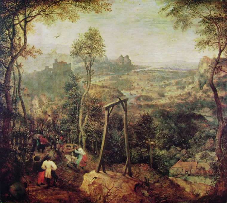 Pieter Bruegel: La gazza sulla forca