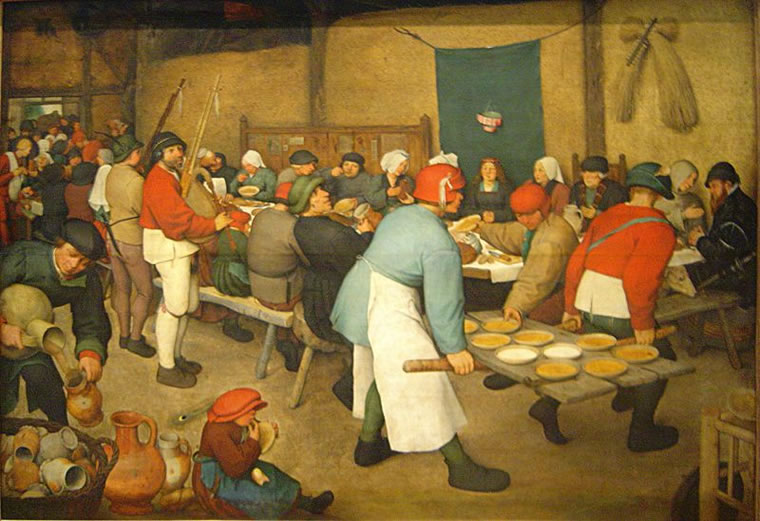 Pieter Bruegel: Banchetto nuziale