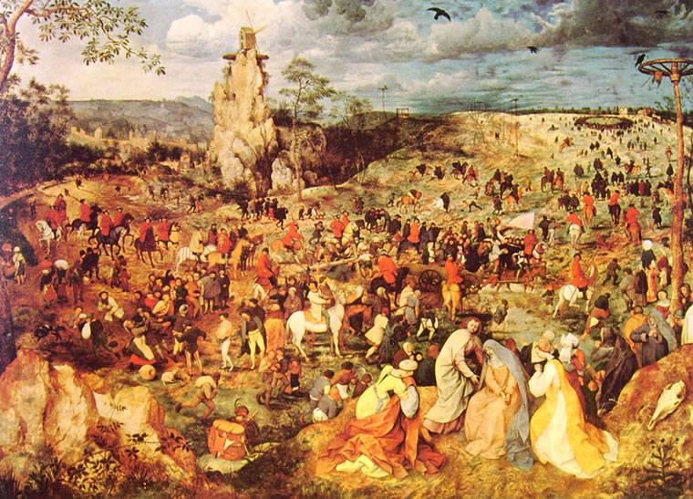 Pieter Bruegel: L'andata al Calvario (Kunsthistorisches Museum)