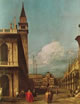 11 Canaletto - la piazzetta verso la torre dell'orologio