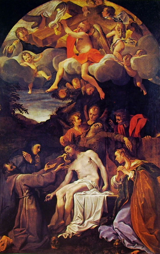 Annibale Carracci: La Pietà e i santi (Parma)
