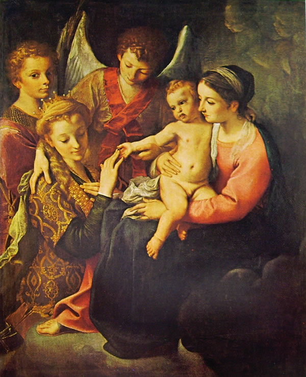 Annibale Carracci: Nozze mistiche di Santa Caterina (Capodimonte)