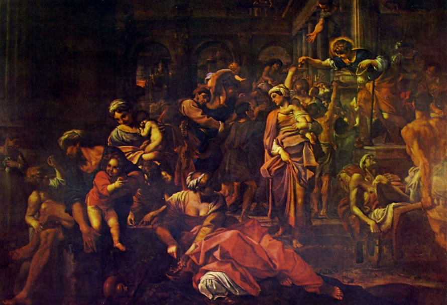 Annibale Carracci: Elemosina di San Rocco