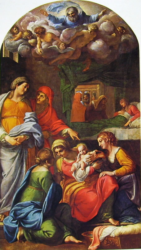 Annibale Carracci: Natività della Vergine