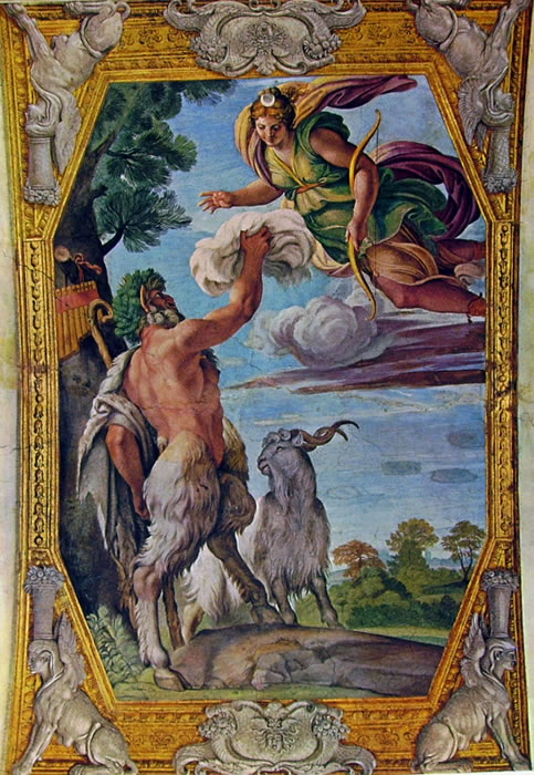 Annibale Carracci: La Galleria Farnese - Pan e Diana