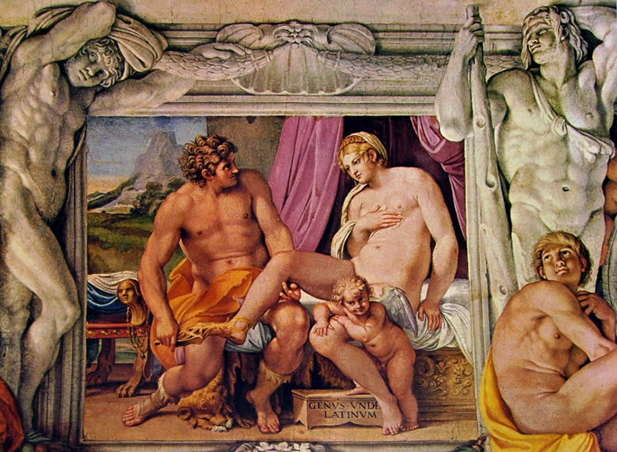 Annibale Carracci: Venere e Anchise (Palazzo Farnese)