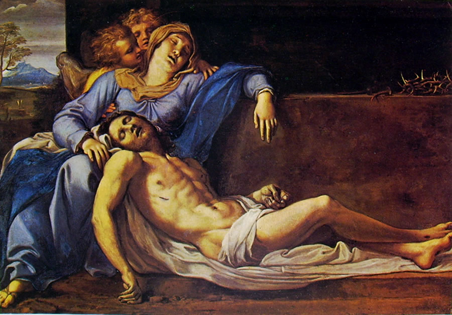 Pietà, cm. 43 x 62,5, Kunsthistorisches Museum Vienna.