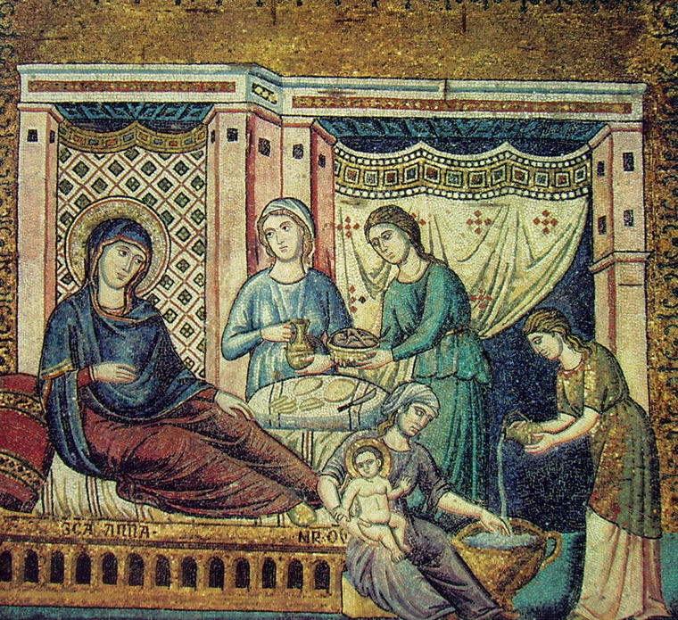 Pietro Cavallini: Natività della Vergine