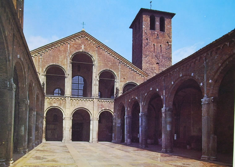 La basilica di Sant'Ambrogio a Milano